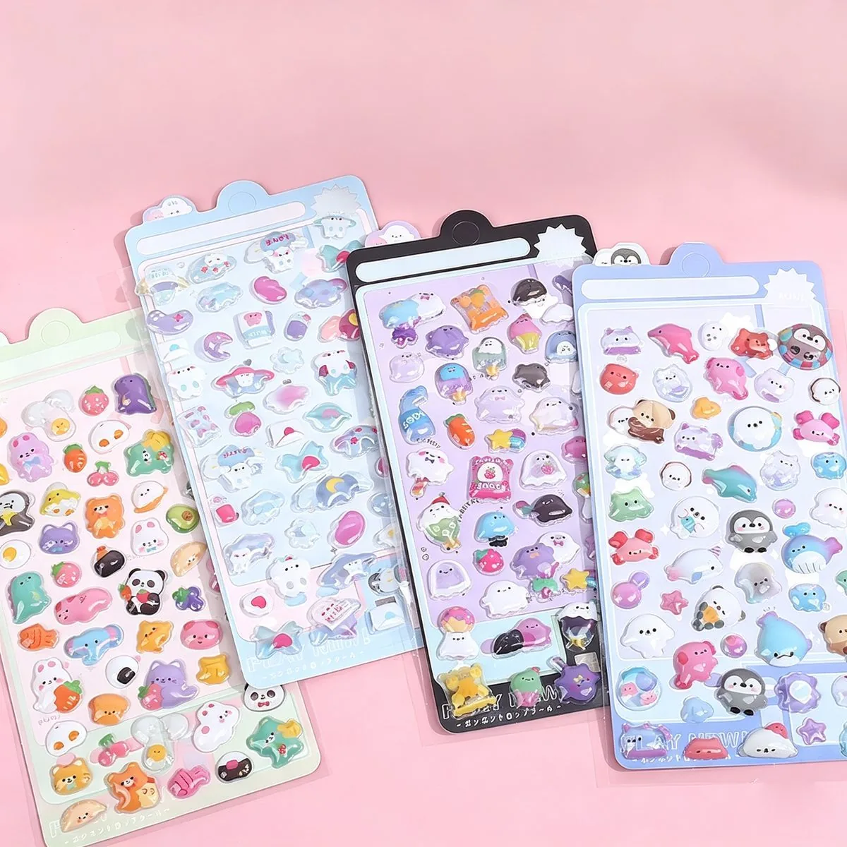 3D PVC Puffy Stickers