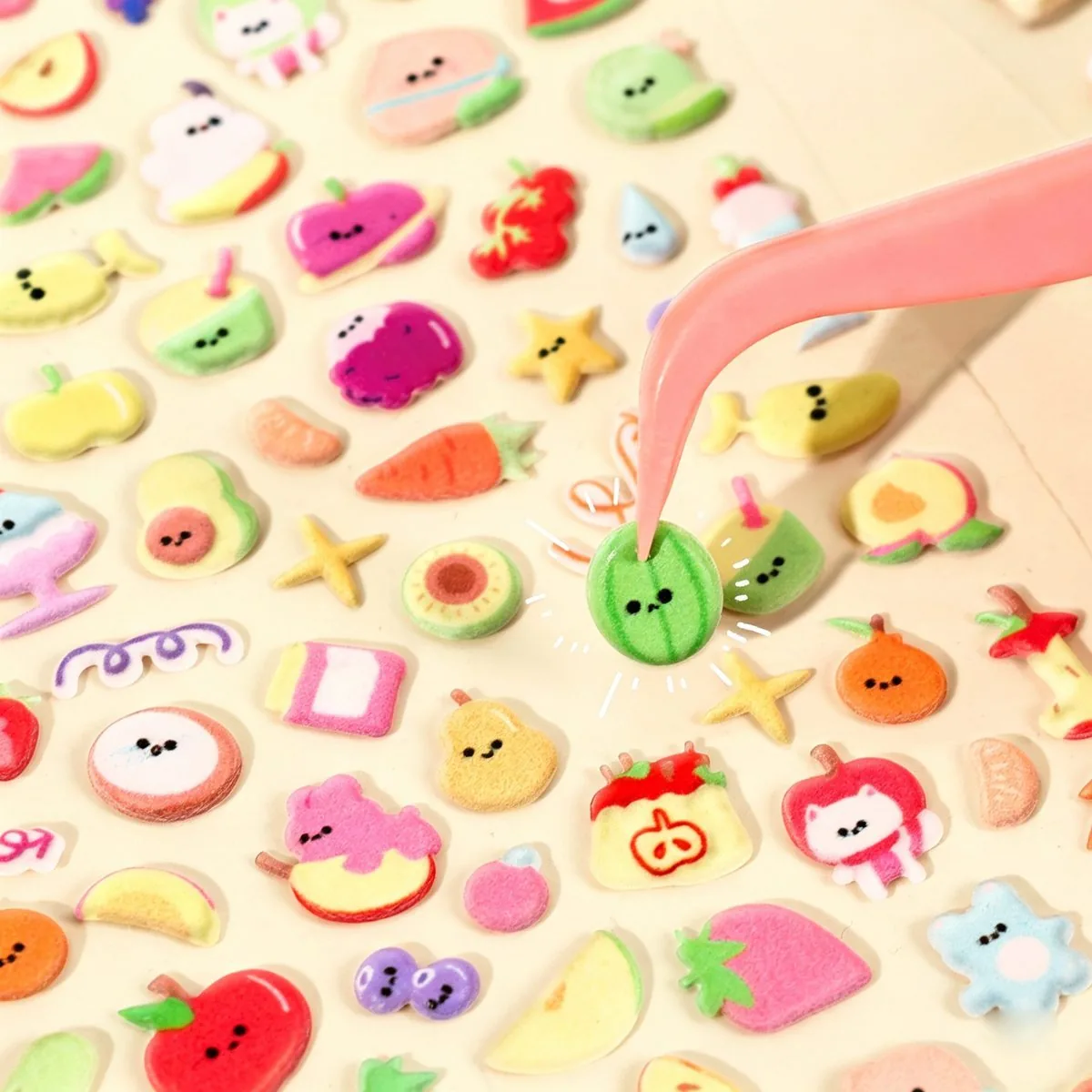Mini Animals Sticker Cards (Cute Animal Puffy) 2